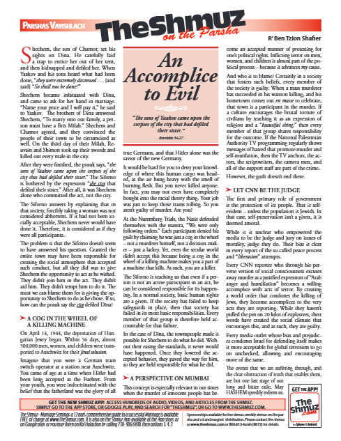 The Shmuz — Parshas Vayishlach