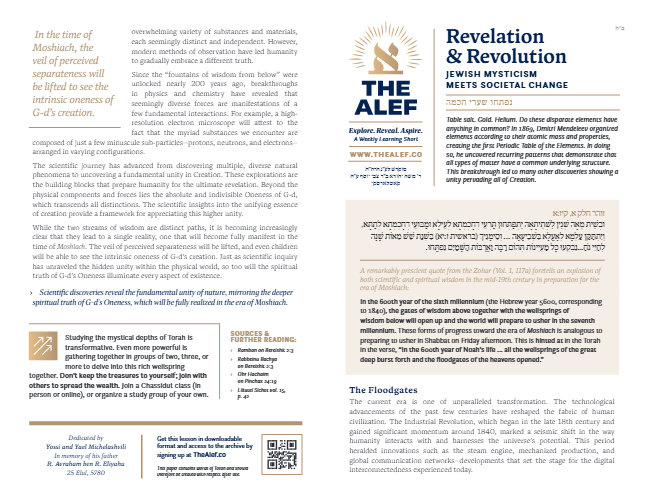 The Alef — Parshas Mikeitz
