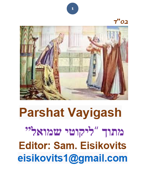Parsha Plus — Parshas Vayigash