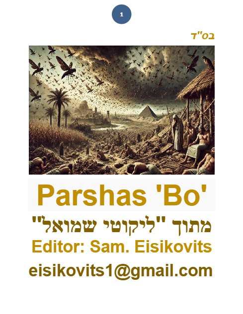 Parsha Plus — Parshas Bo