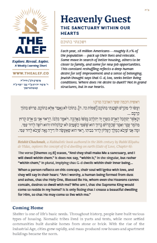 The Alef — Parshas Beshalach