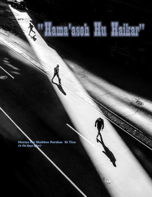 Hama'aseh Hu Haikar — Parshas Ki Sisa