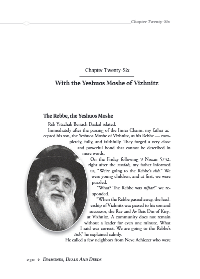Once Upon a Chossid — Parshas Behar-Bechukosai