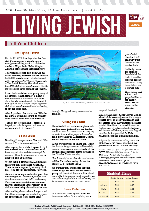 Living Jewish — Parshas Naso