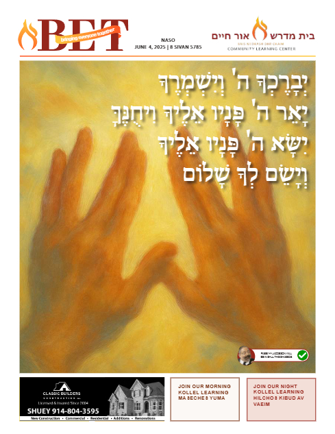 BET Journal — Parshas Naso