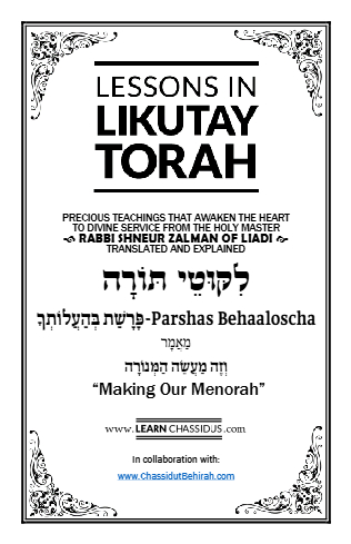 Lessons in Likutay Torah — Parshas Behaalotcha