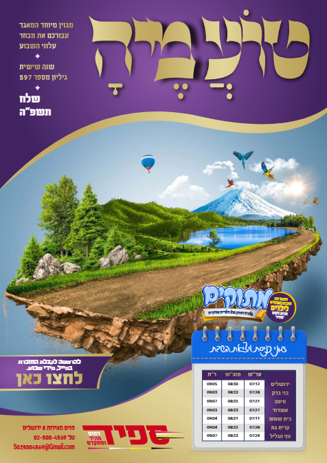 טועמיה — Parshas Shlach
