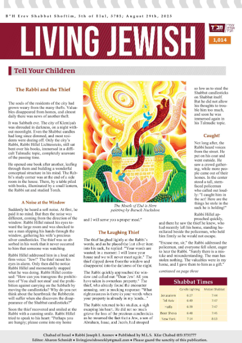 Living Jewish — Parshas Shoftim