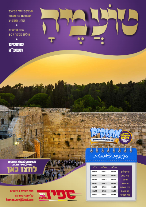 טועמיה — Parshas Shoftim