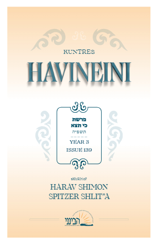 Havineini — Parshas Ki Teitzei