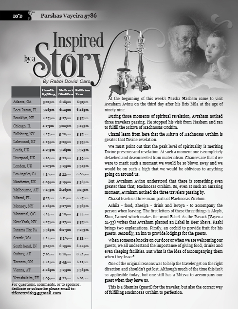 Inspired by a Story — Parshas Vayeira