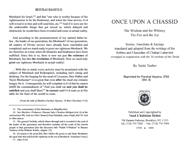 Once Upon a Chossid — Parshas Vayeira