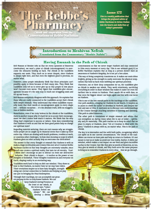 The Rebbe's Pharmacy — Parshas Vayeira