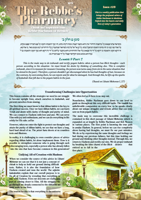 The Rebbe's Pharmacy — Parshas Vayechi