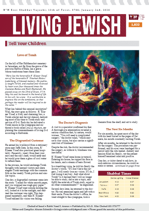 Living Jewish — Parshas Vayechi