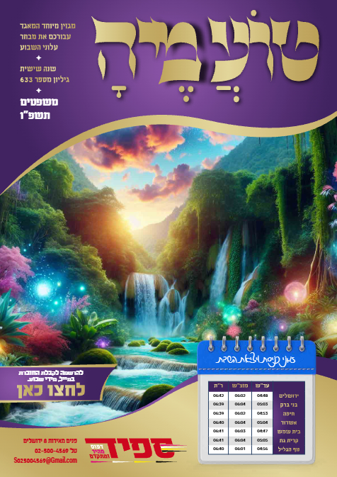 טועמיה — Parshas Mishpatim