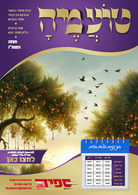 טועמיה — Parshas Tetzaveh