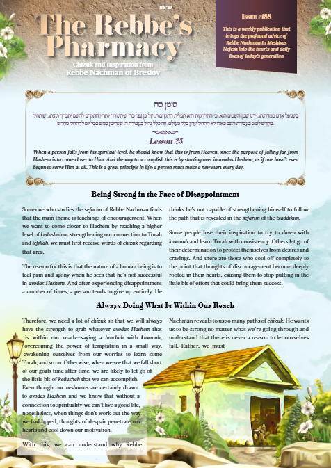 The Rebbe's Pharmacy — Parshas Tazria-Metzora