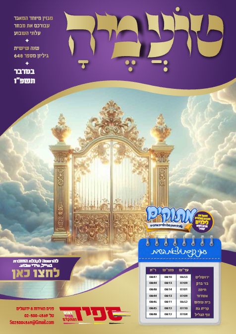טועמיה — Parshas Bamidbar