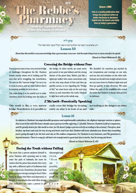 The Rebbe's Pharmacy — Parshas Shlach/Korach
