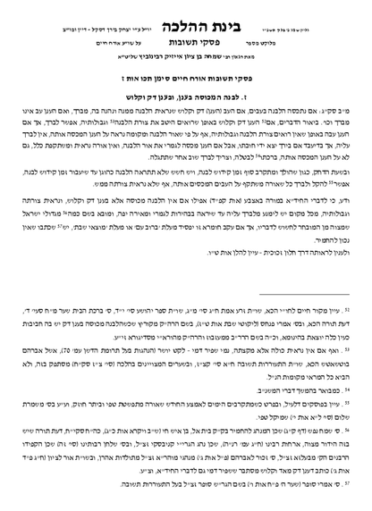 Zichron Avinoam — Parshas Balak